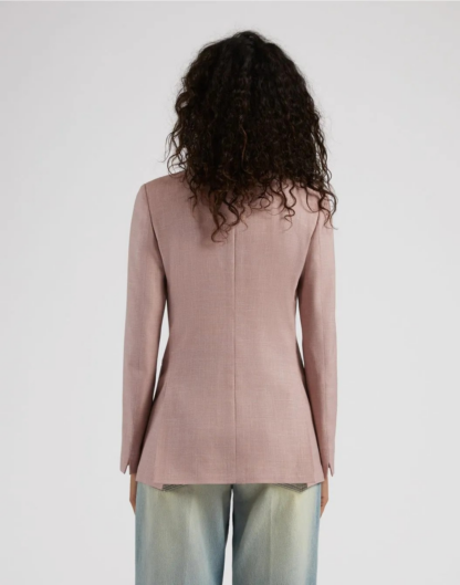 Pink lenvászon blézer - Image 3